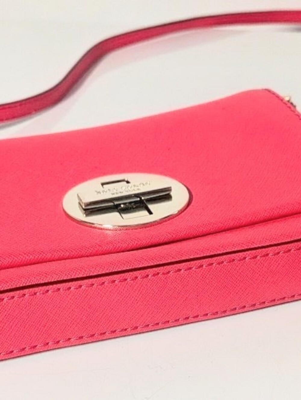 Pink Crossbody Bag with Turn-Lock Closure Kate Spade